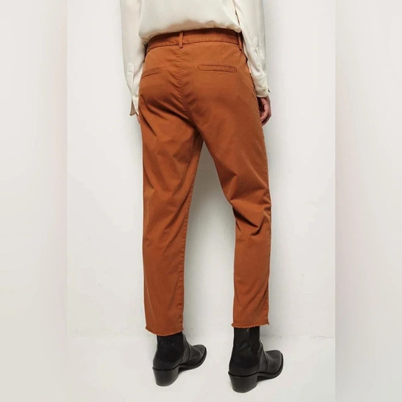 Nili Lotan Montauk Pant in Whiskey Raw Hem size 4 - Picture 16 of 16